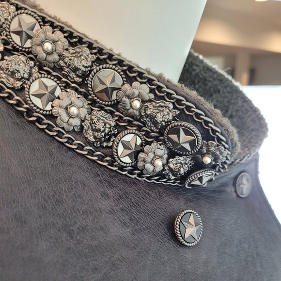 NEW Chanel Lambswool Shearling Leather Jacket/Coat - Picture 2 of 9